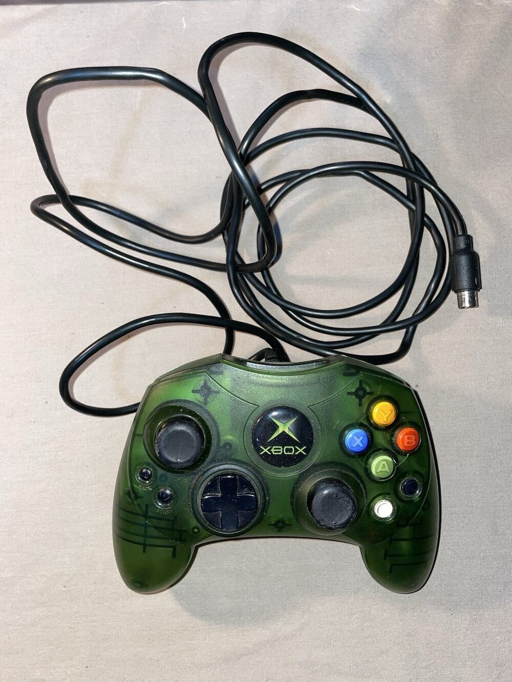 XBox Controller S Translucent Halo Green X09-64240-01 Untested